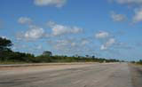 A view along the Autopista, Cuba's only motorway.