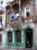 A fine example of the state of the buildings in Havana.