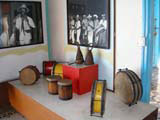 Various percussion instruments used for carnivals.