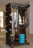 Coffee sculpture in the main lobby area.