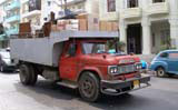 'Public Cargo Service' - an old Chevy truck still ploughing on in Havana.