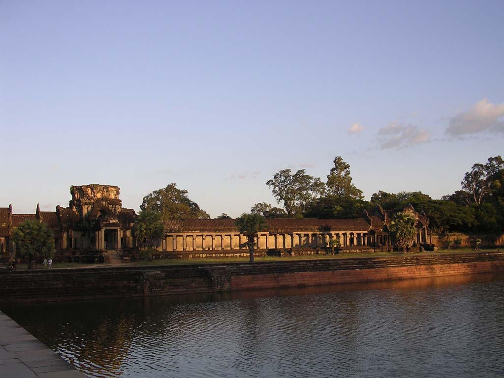 Part of the outer wall from the causeway