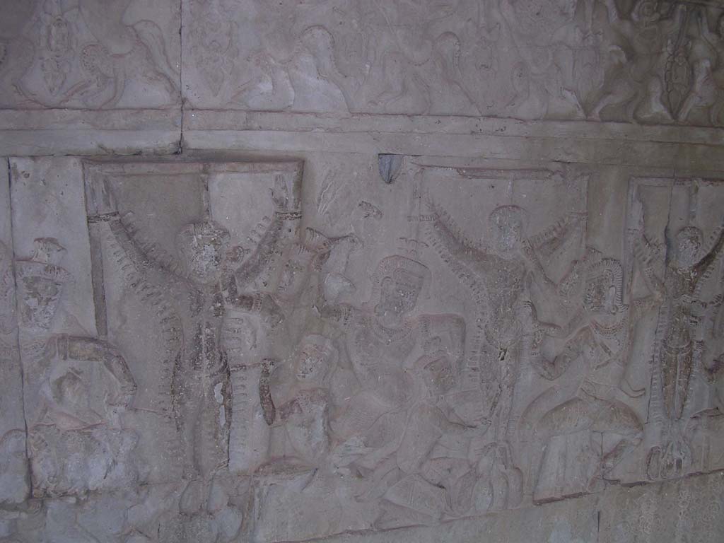 Heaven and Hell: the condemned being flayed