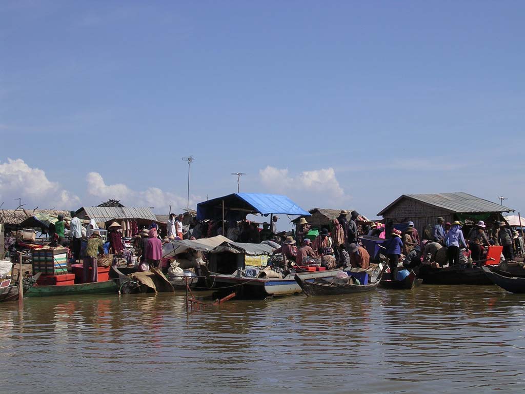 Deliveries at Chong Kneas, Cambodia