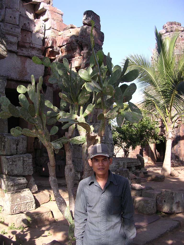 Sambath looking serious: he's a great grinner... until the camera's pointing at him