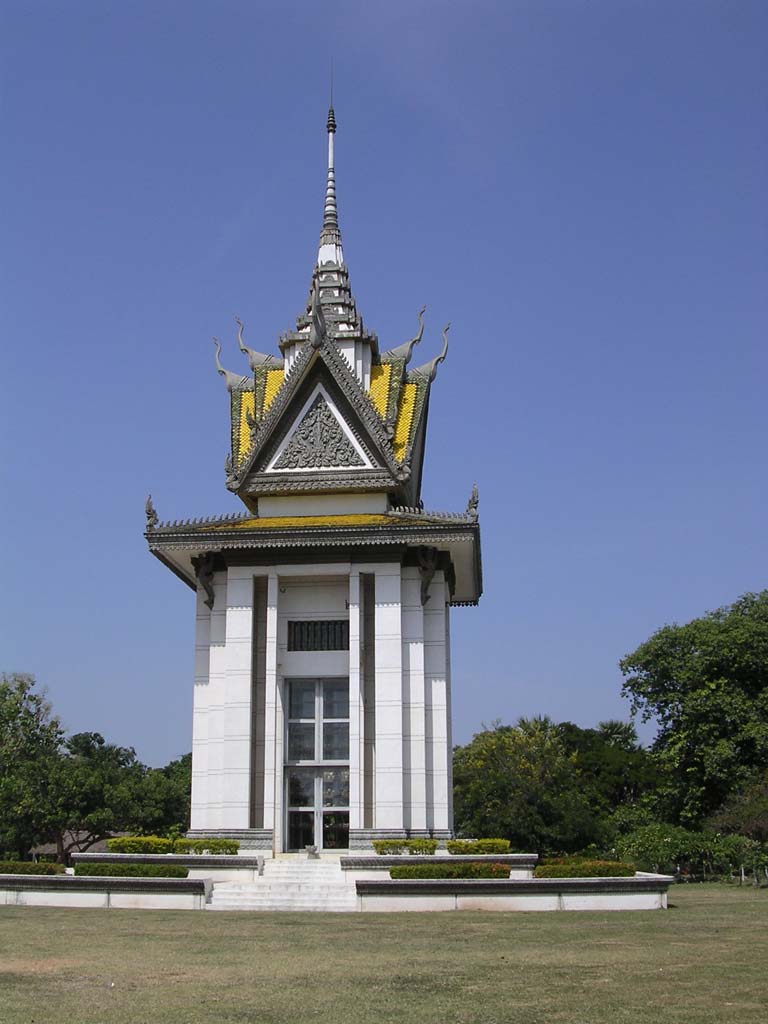 The Memorial Stupa, erected in 1988