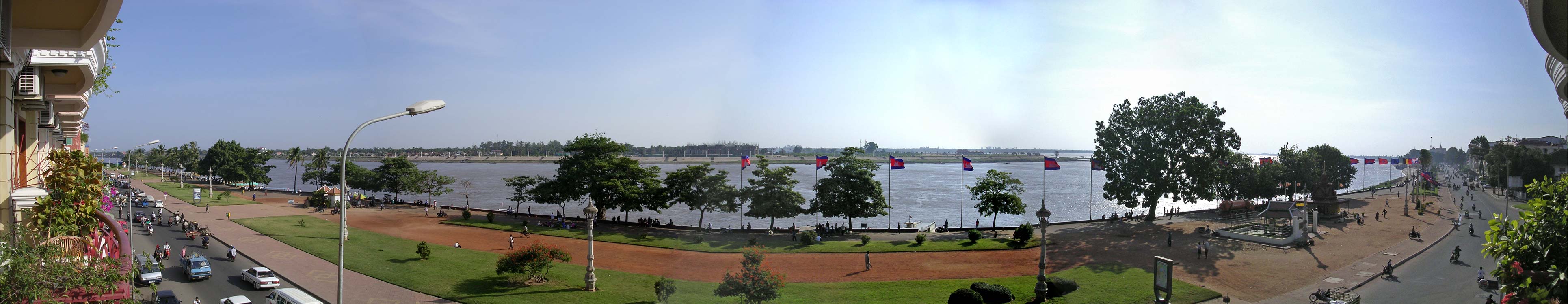 Panorama from our balcony<br />(composite of 5 photographs)