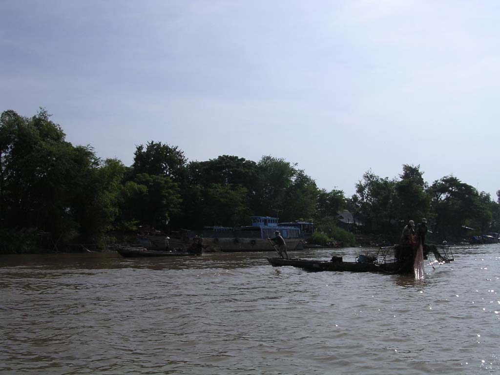 Hauling in the catch