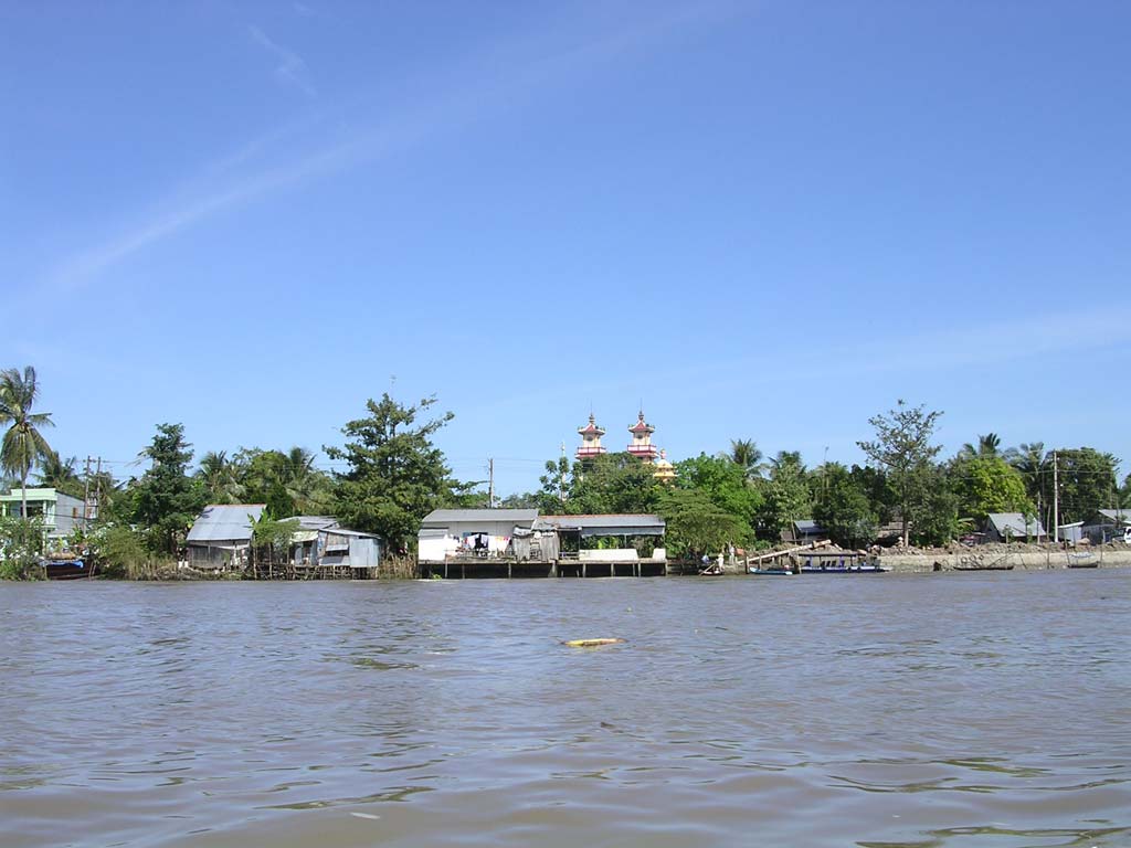 Passing a temple...