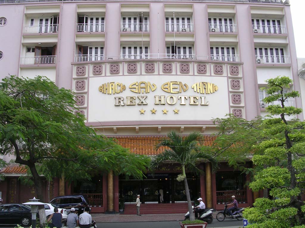 The Rex Hotel, also built by the French, where foreign correspondents stayed during the war