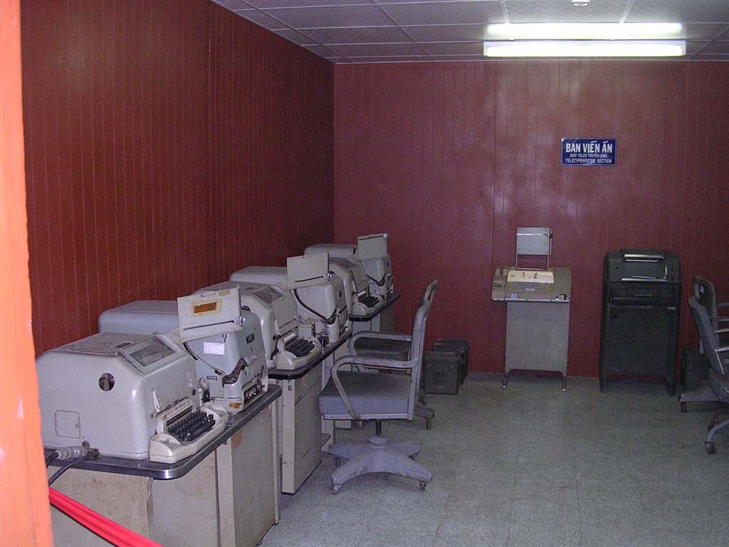 The teleprinter room