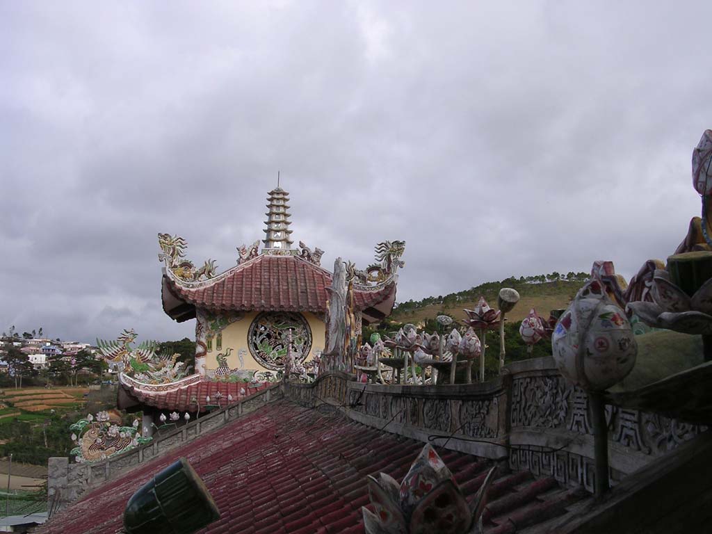 Another view along the main roof ridge