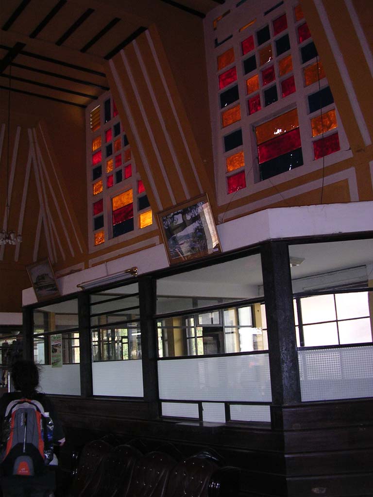 Part of the interior of the station