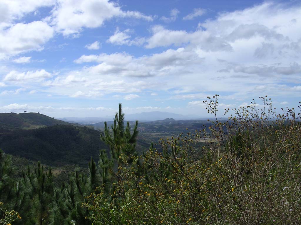 Looking across to Ta Nung (?) village, where Dalat's poorer residents may be moved to make way for tourism