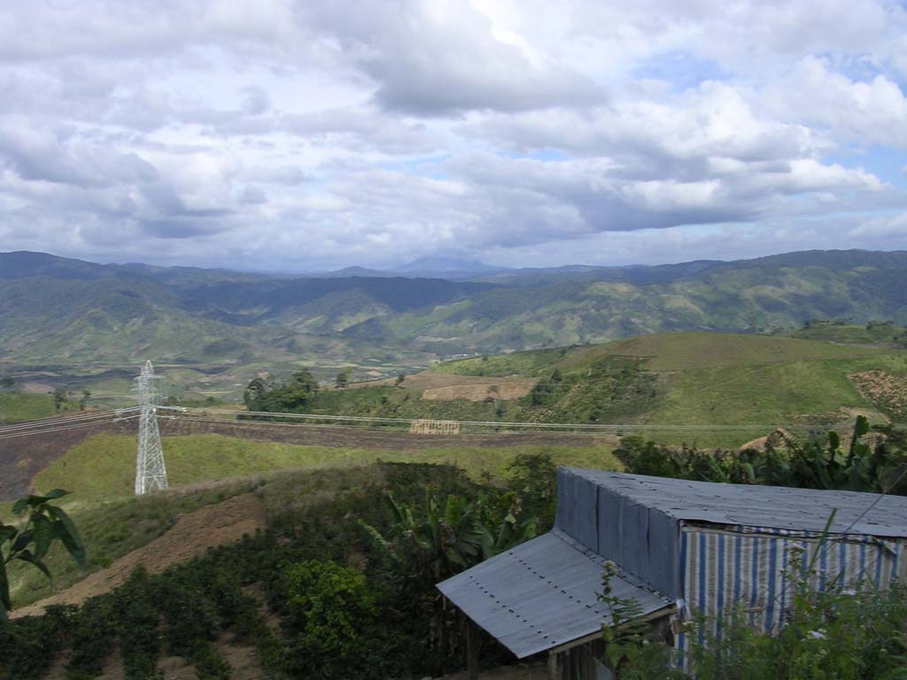 The Central Highlands landscape on our first day out