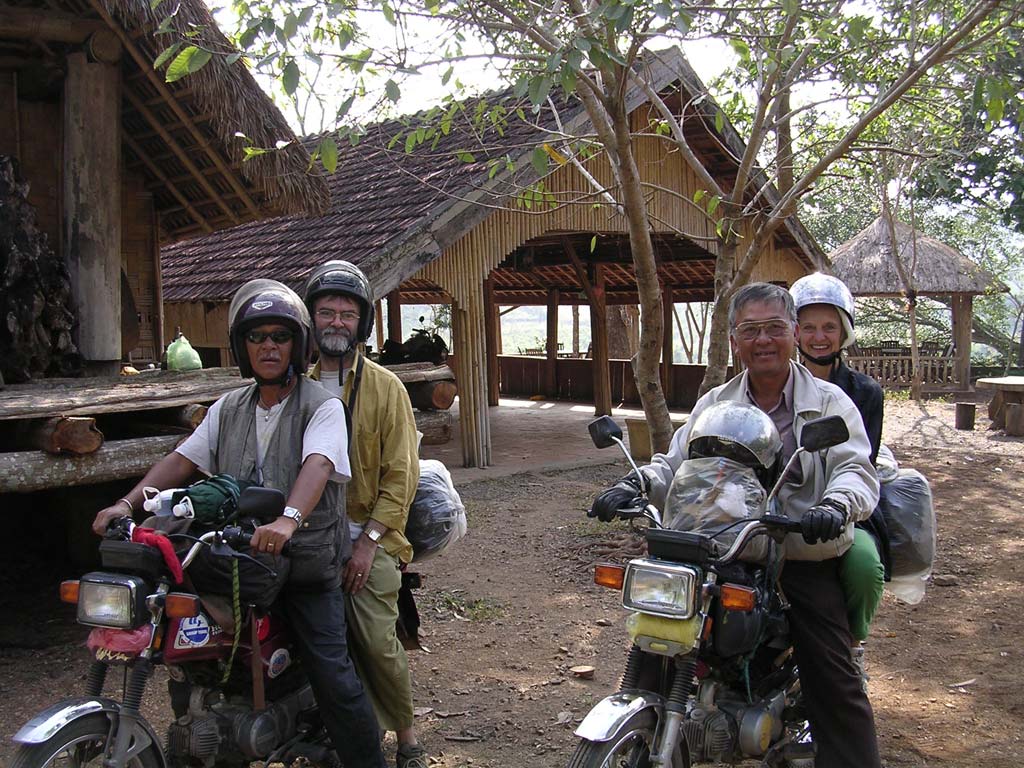 On the bikes with our Easy Riders in Vietnam