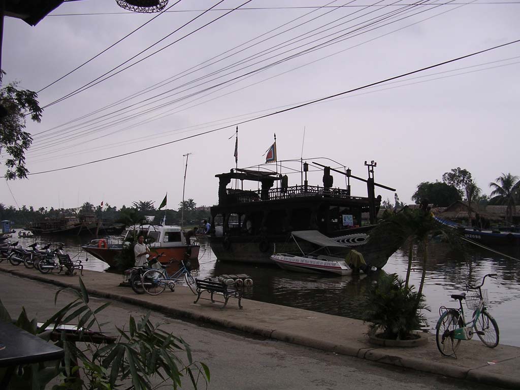 Possibly a floating restaurant at Hoi An, Vietnam