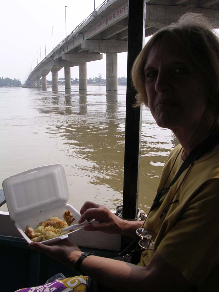 Lunch we were given on the boat during the trip to My Son, Vietnam