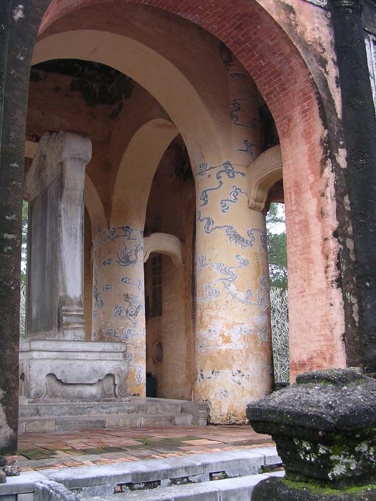 The Stele again from the side. It took four years to transport it 500 km from Thanh Hoa.