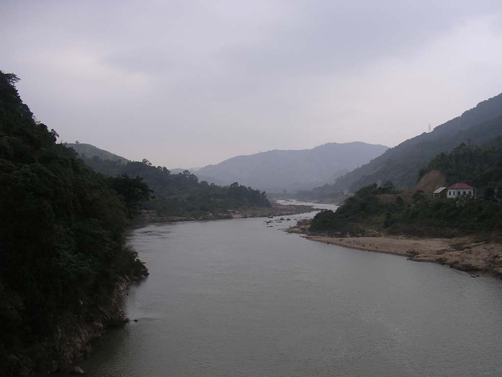 The other way along the river