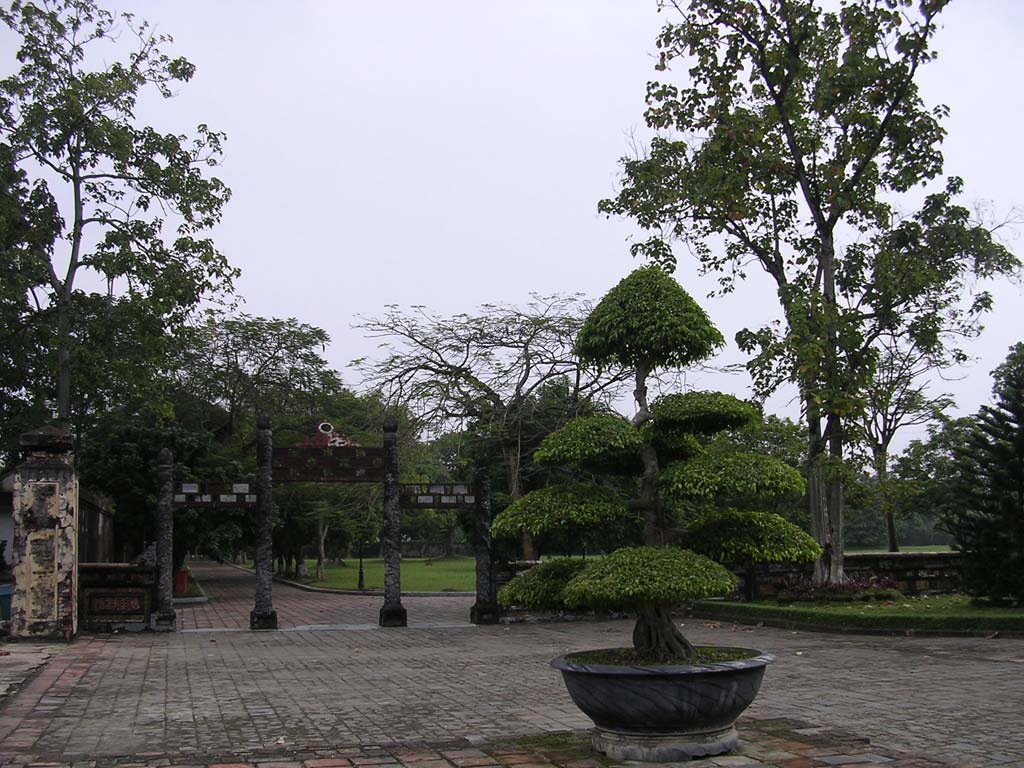 Topiary in the Citadel, Hué, Vietnam