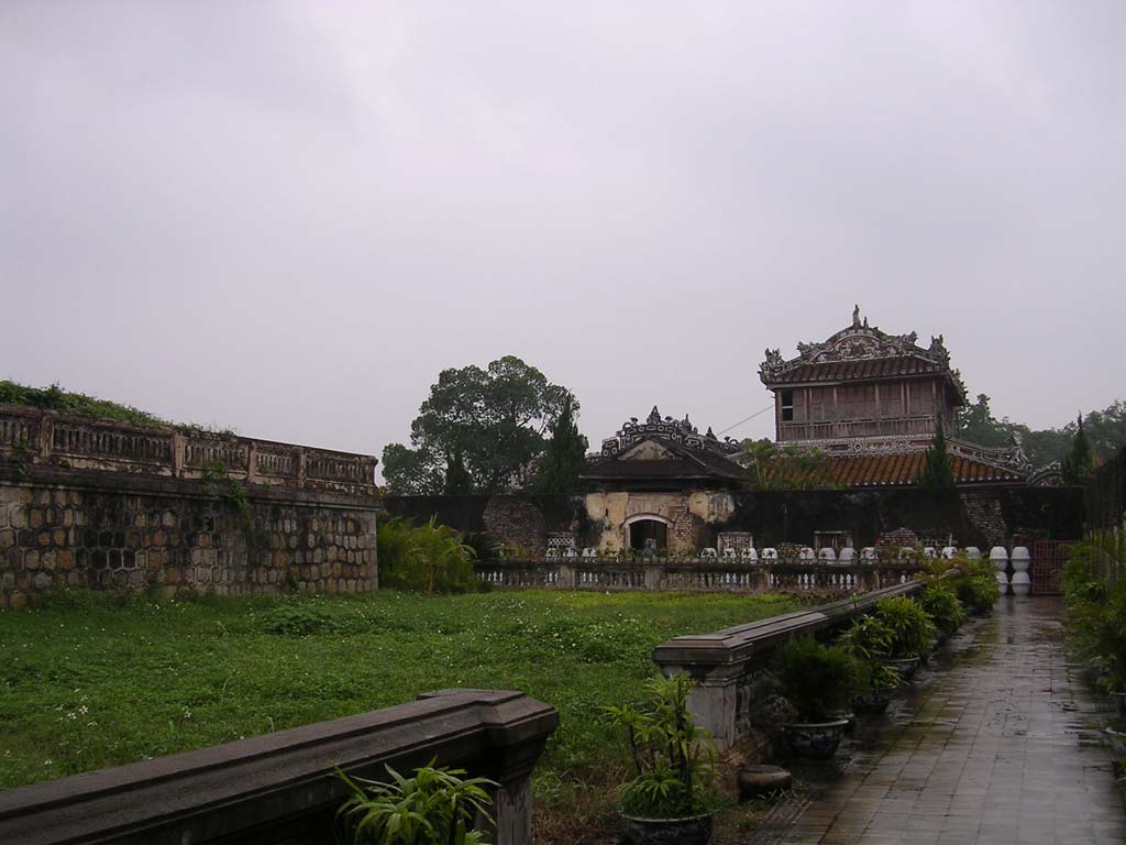 The partially restored Emperor's Reading Room