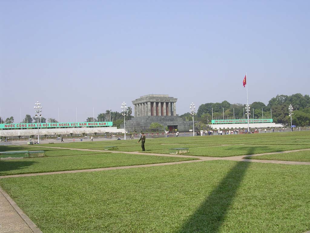 The Mausoleum from across the square