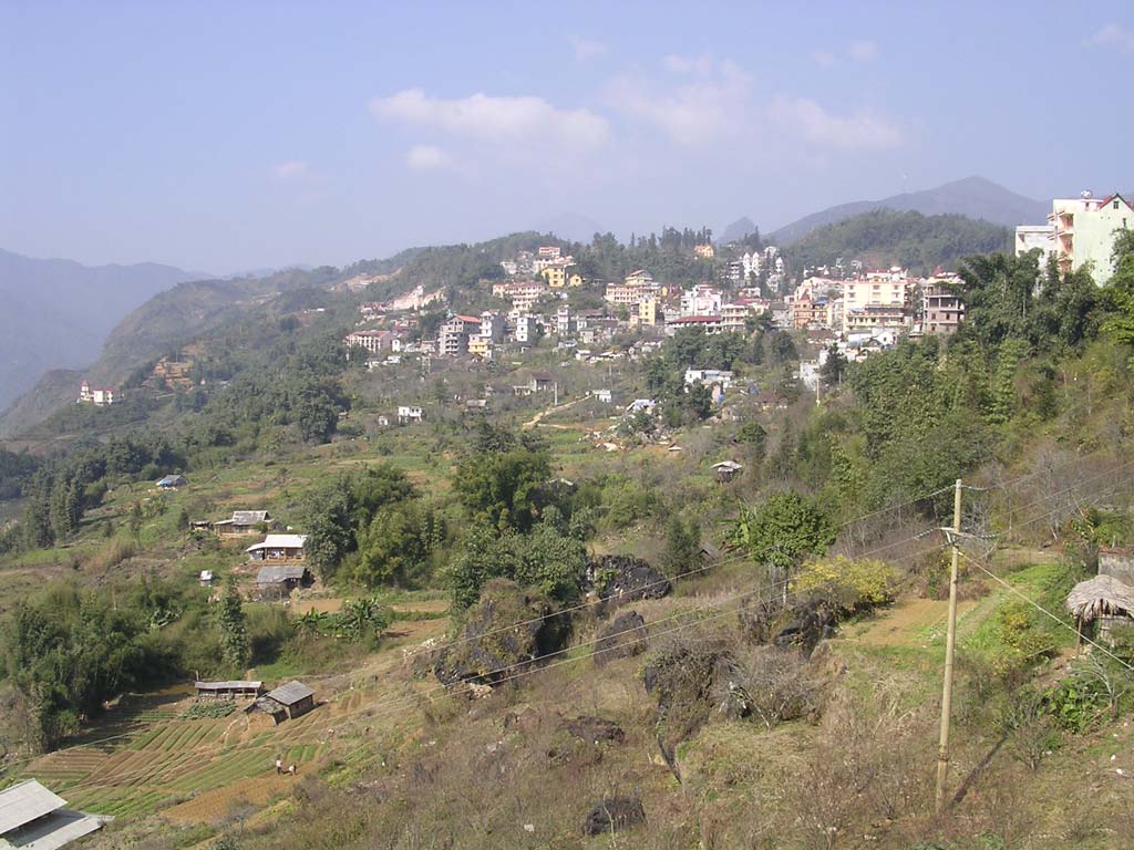 Much new development on the hillside - let's hope it stays under control