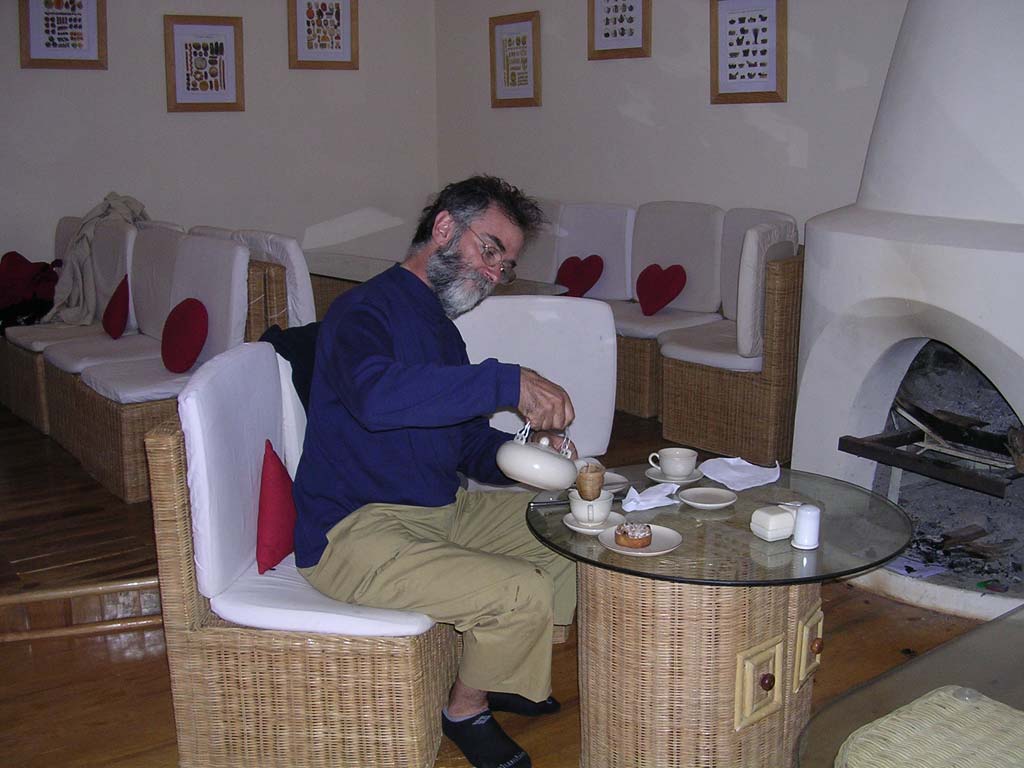 The excellent Baguette et Chocolat, where we enjoyed a cup of tea in Sapa