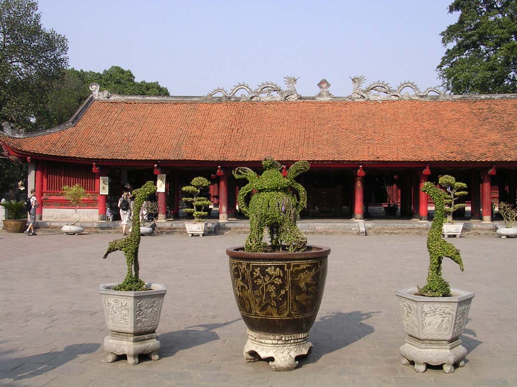 Topiary at the Temple of Literature, Hanoi