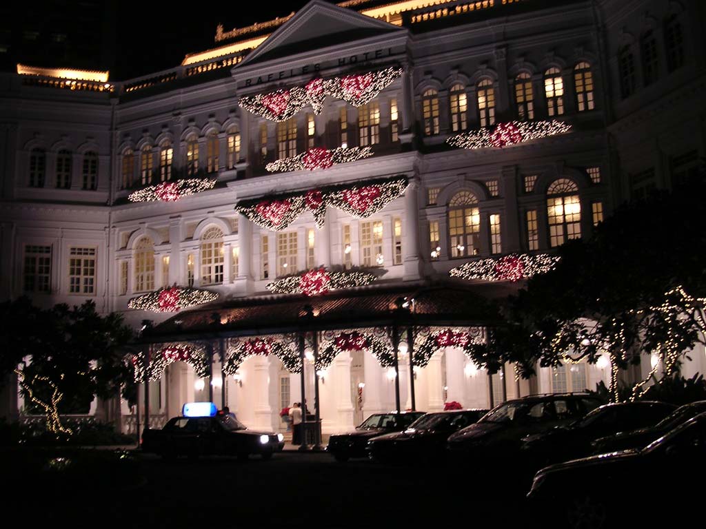 The famous Raffles Hotel, Singapore