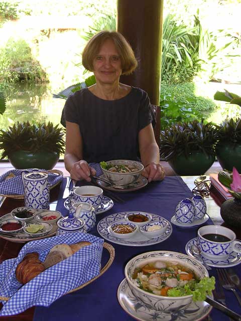 'Asian' breakfast at Angkor Village hotel