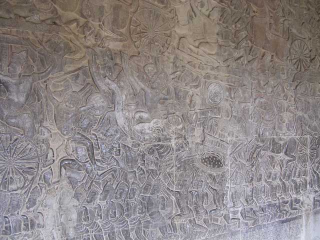 Battle of Kurukshetra: a warrior on an elephant