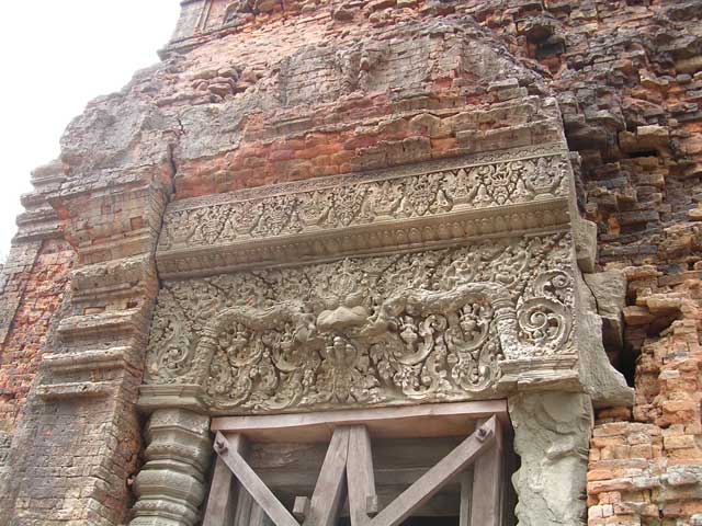 A remarkably well preserved (or restored) carved lintel