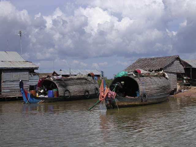 Pair of covered boats