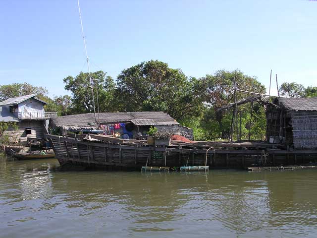 Fish farm (inside the boat)