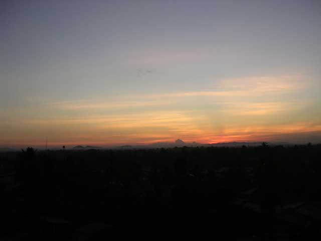 From the balcony of the Royal Hotel, Battambang, Cambodia