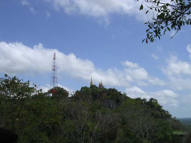 Lon Nol's stupa from a distance