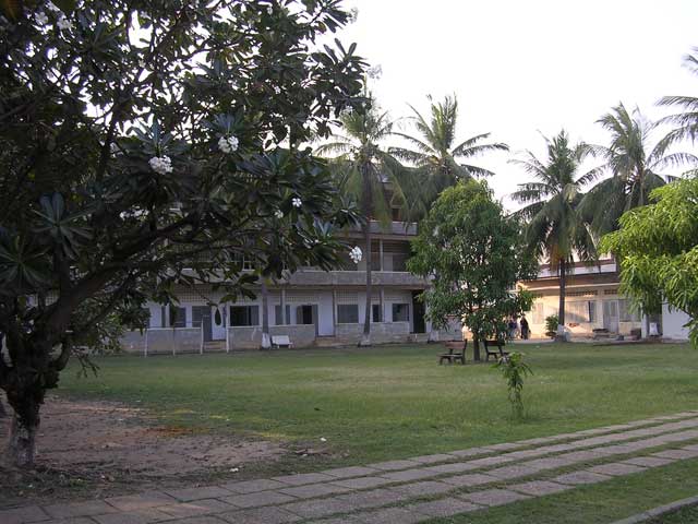 View of the main square - the former playground