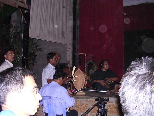 Musicians for the Mekong Project performance at the Sovanna Phum Arts Association