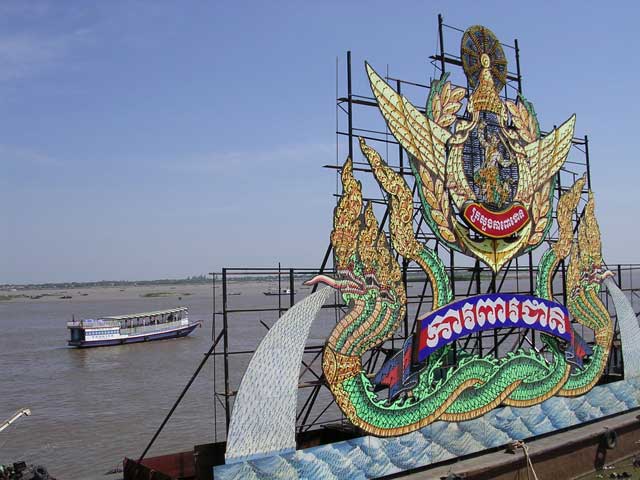 Another float for the Water Festival which takes place when the Tonlé Sap River reverses direction
