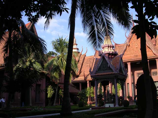 The courtyard of the museum 