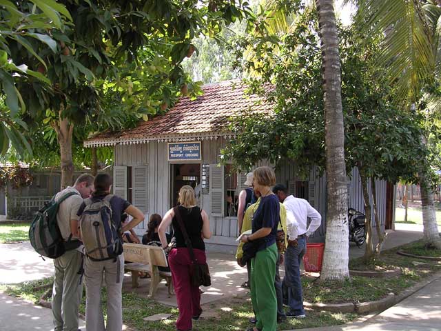 Our group at the border post