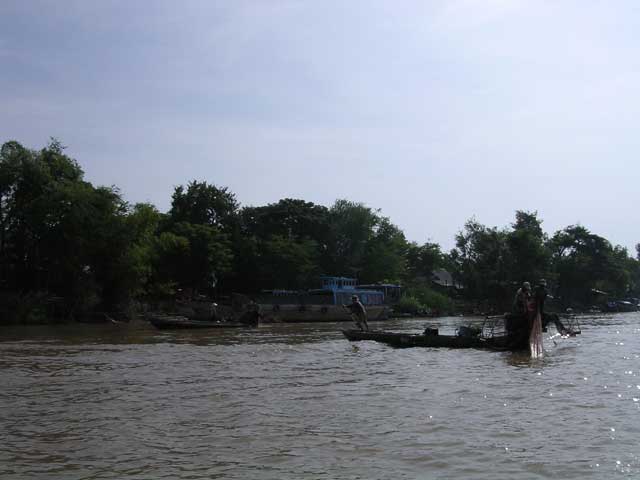 Hauling in the catch