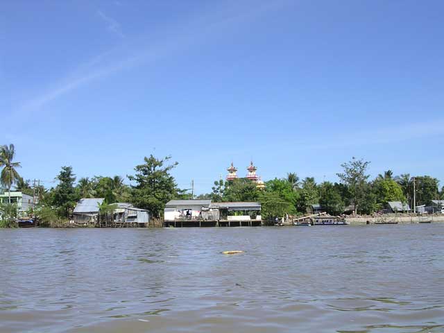 Passing a temple...