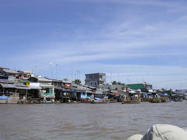 Long shot of the second market