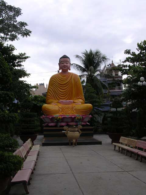 A superbly garish Buddha