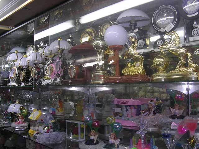 Inside the same shop