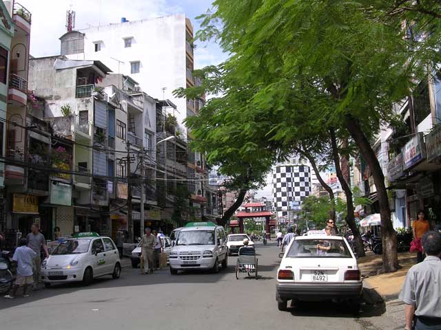 Typical Saigon street