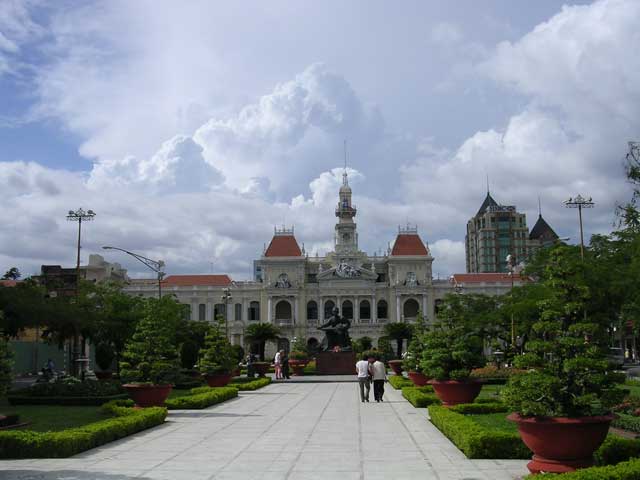 The boulevard towards City Hall - again, French-built